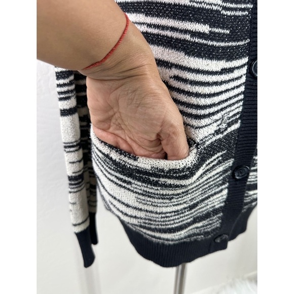 Staring at Stars Striped V-Neck Button Down Cardigan - Picture 5 of 11